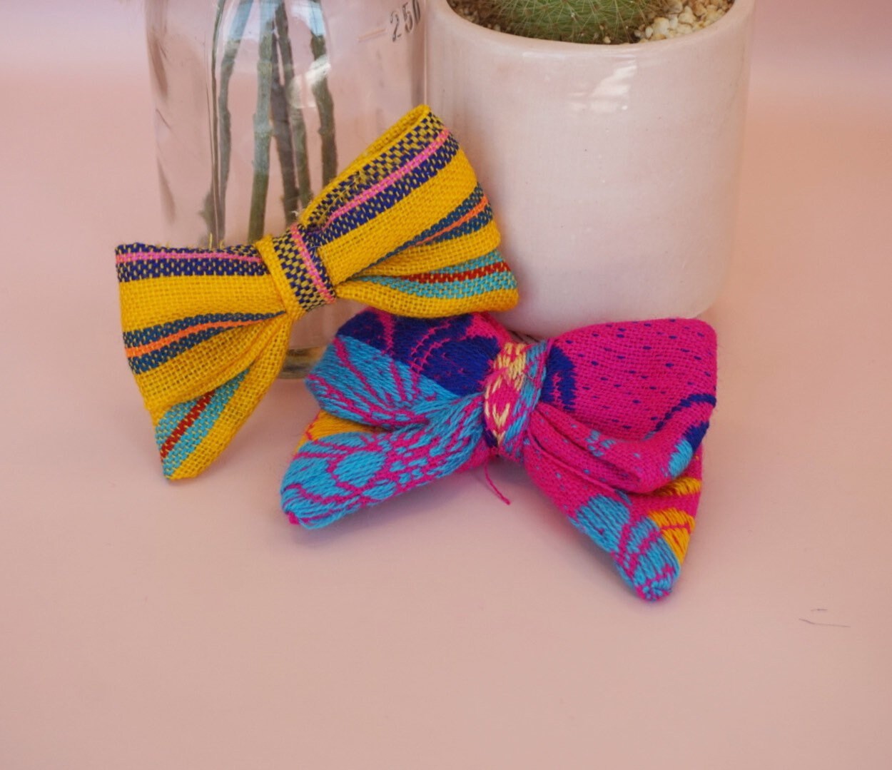 Small Cambaya Hair Bow 2-pack