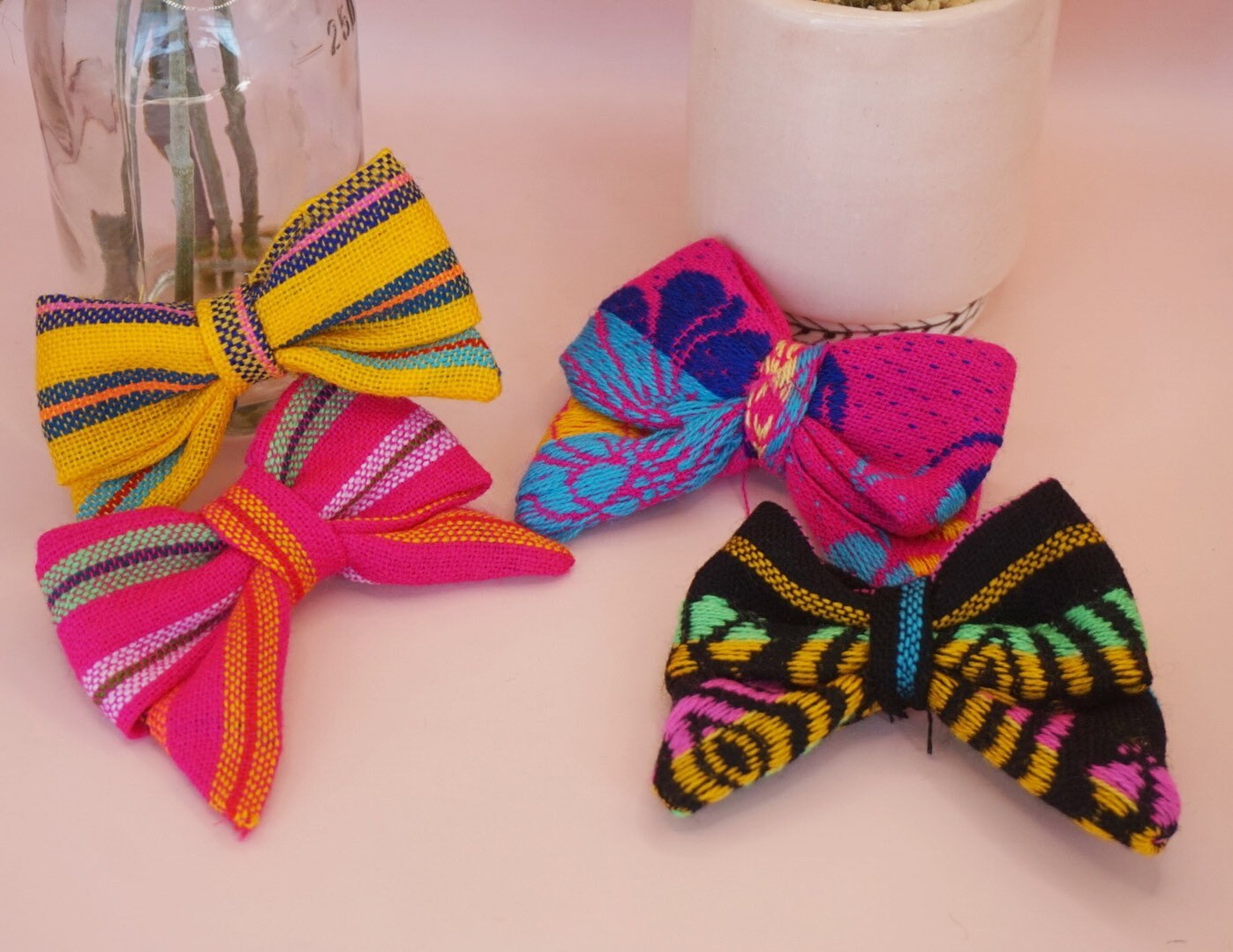 Small Cambaya Hair Bow 2-pack
