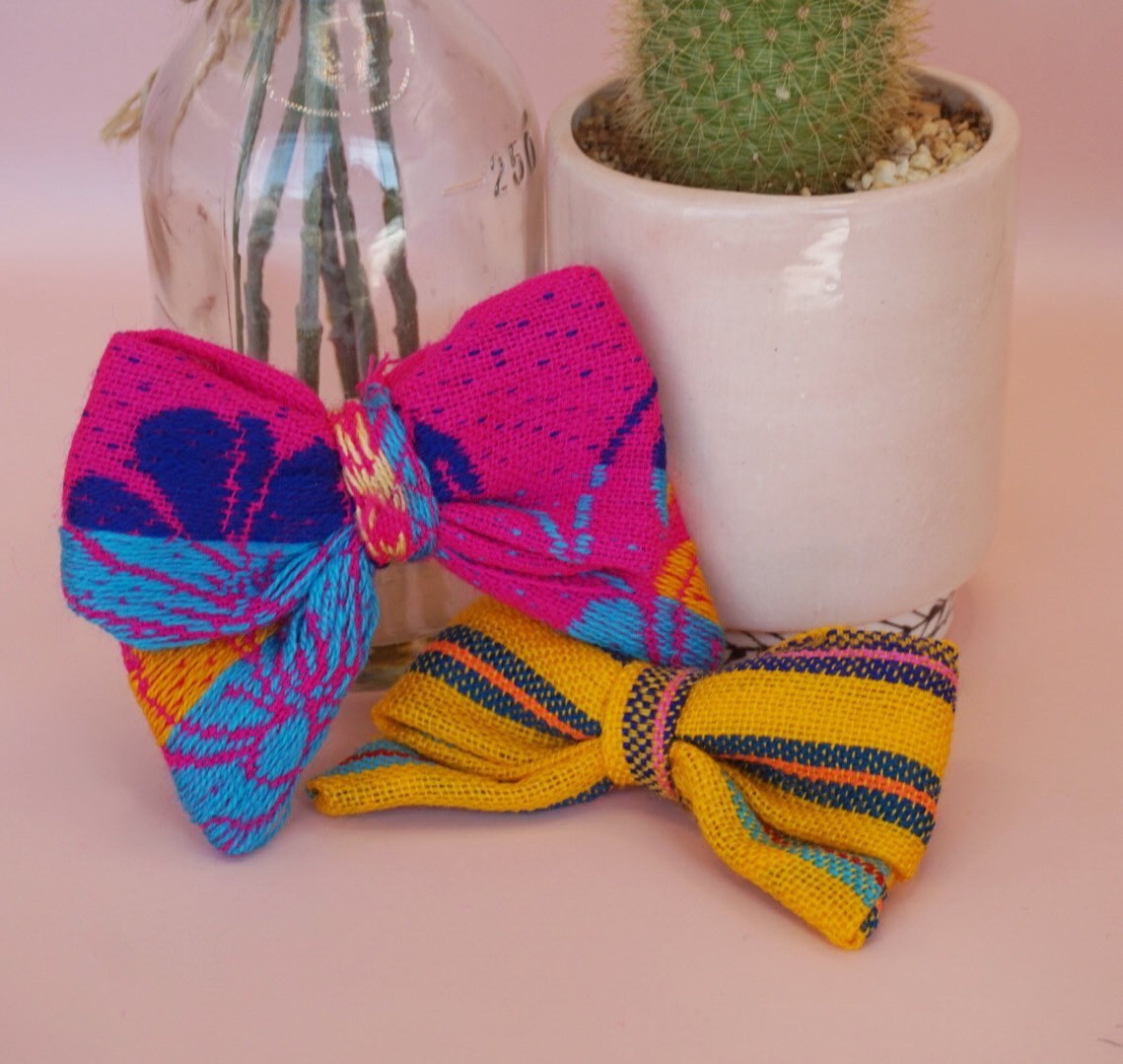Small Cambaya Hair Bow 2-pack