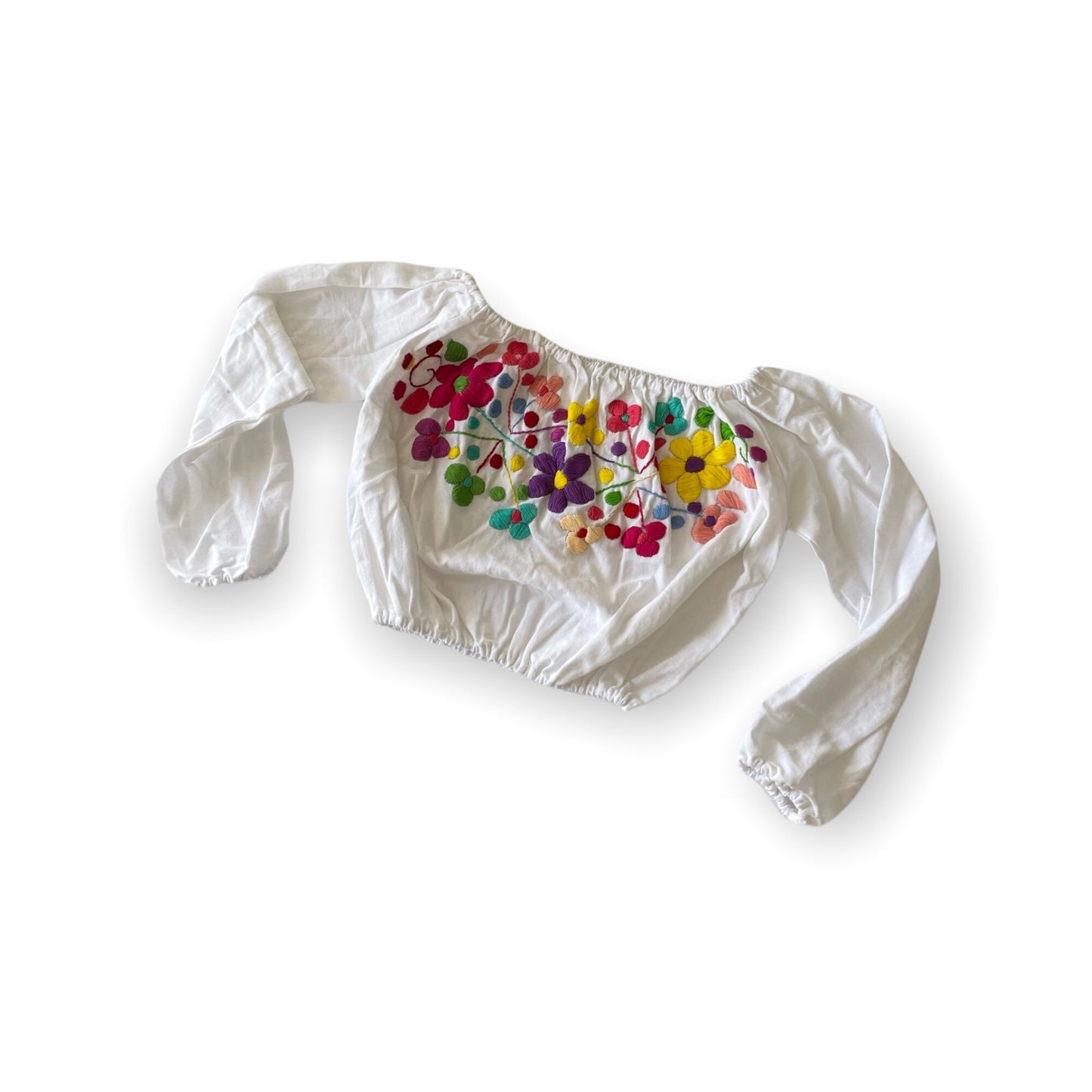 Zuly Embroidered Crop Top