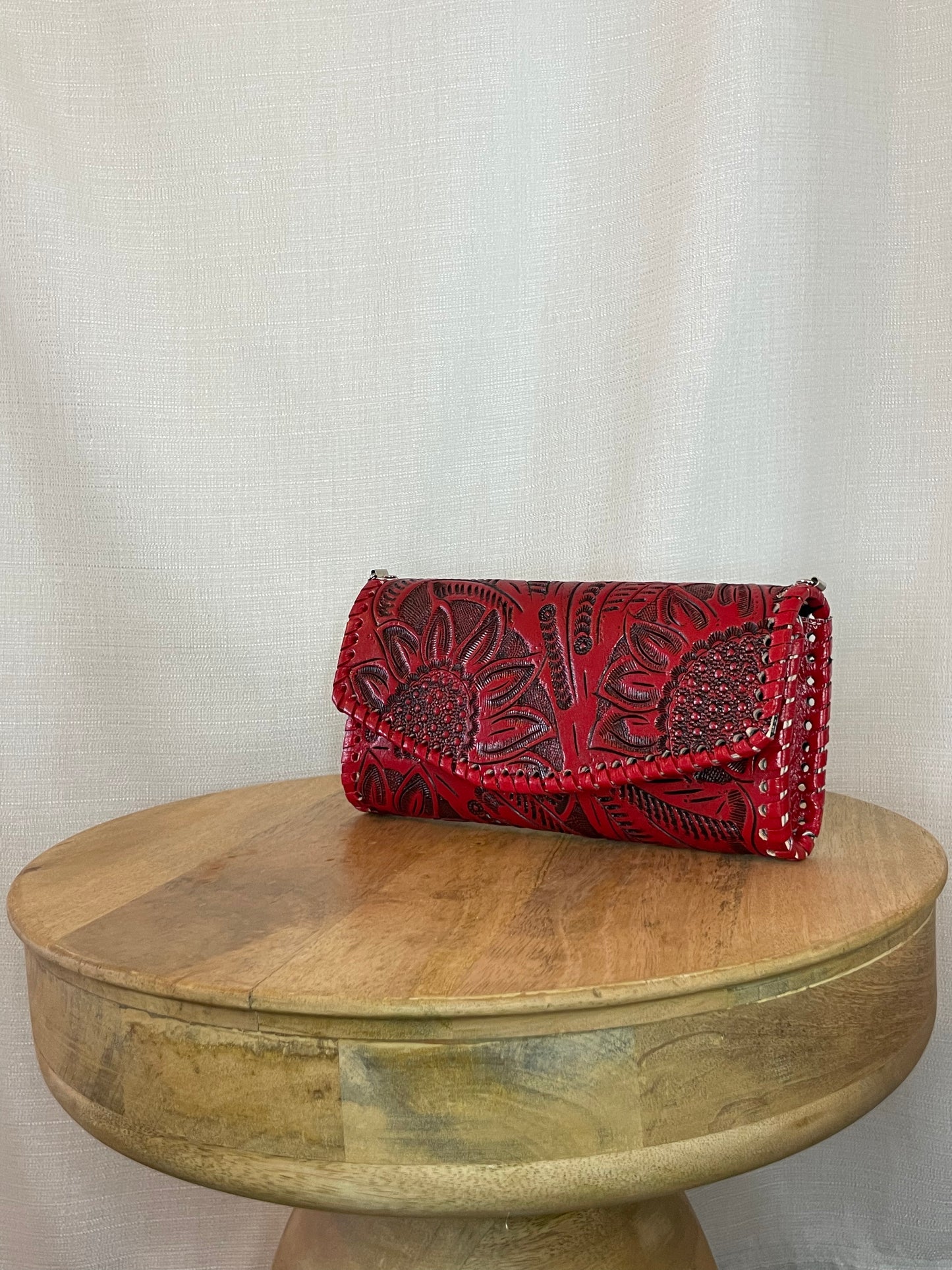 Yuku Leather Clutch