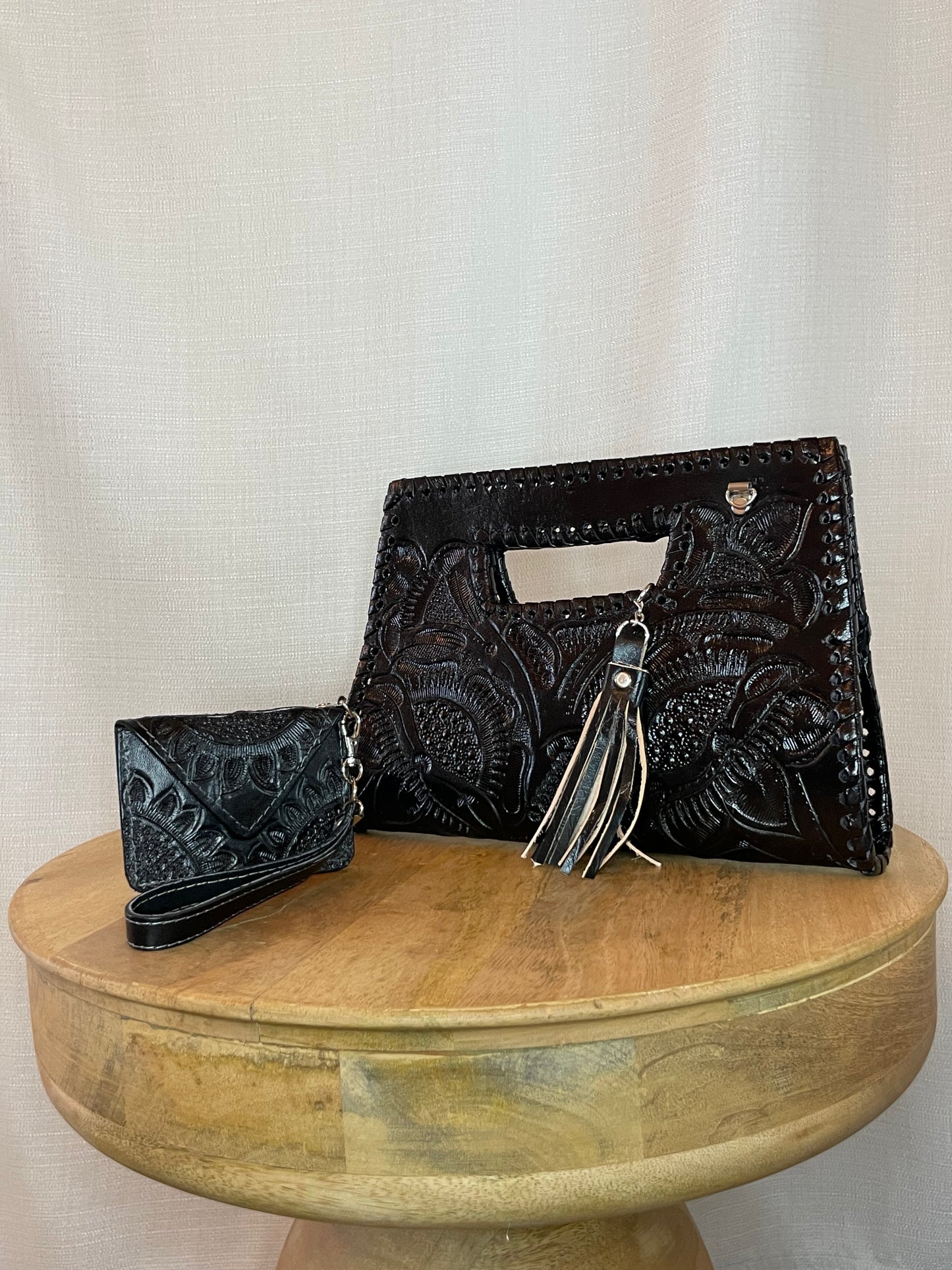 Mila Leather Clutch