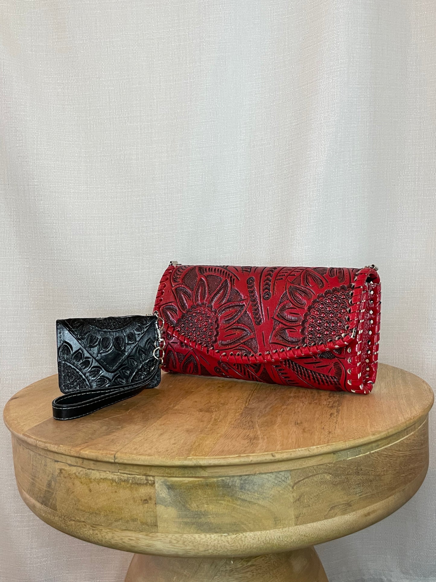Yuku Leather Clutch