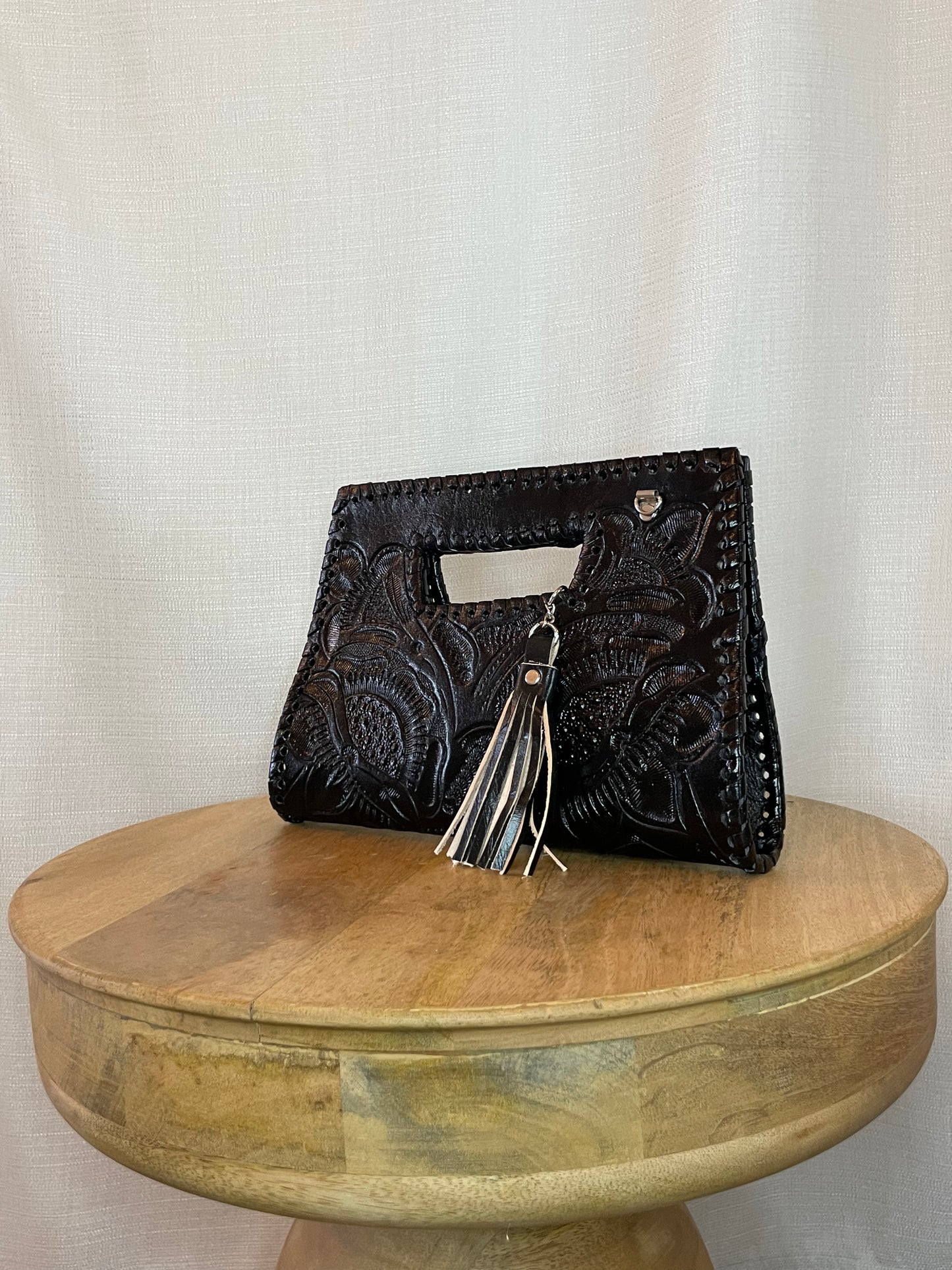 Mila Leather Clutch