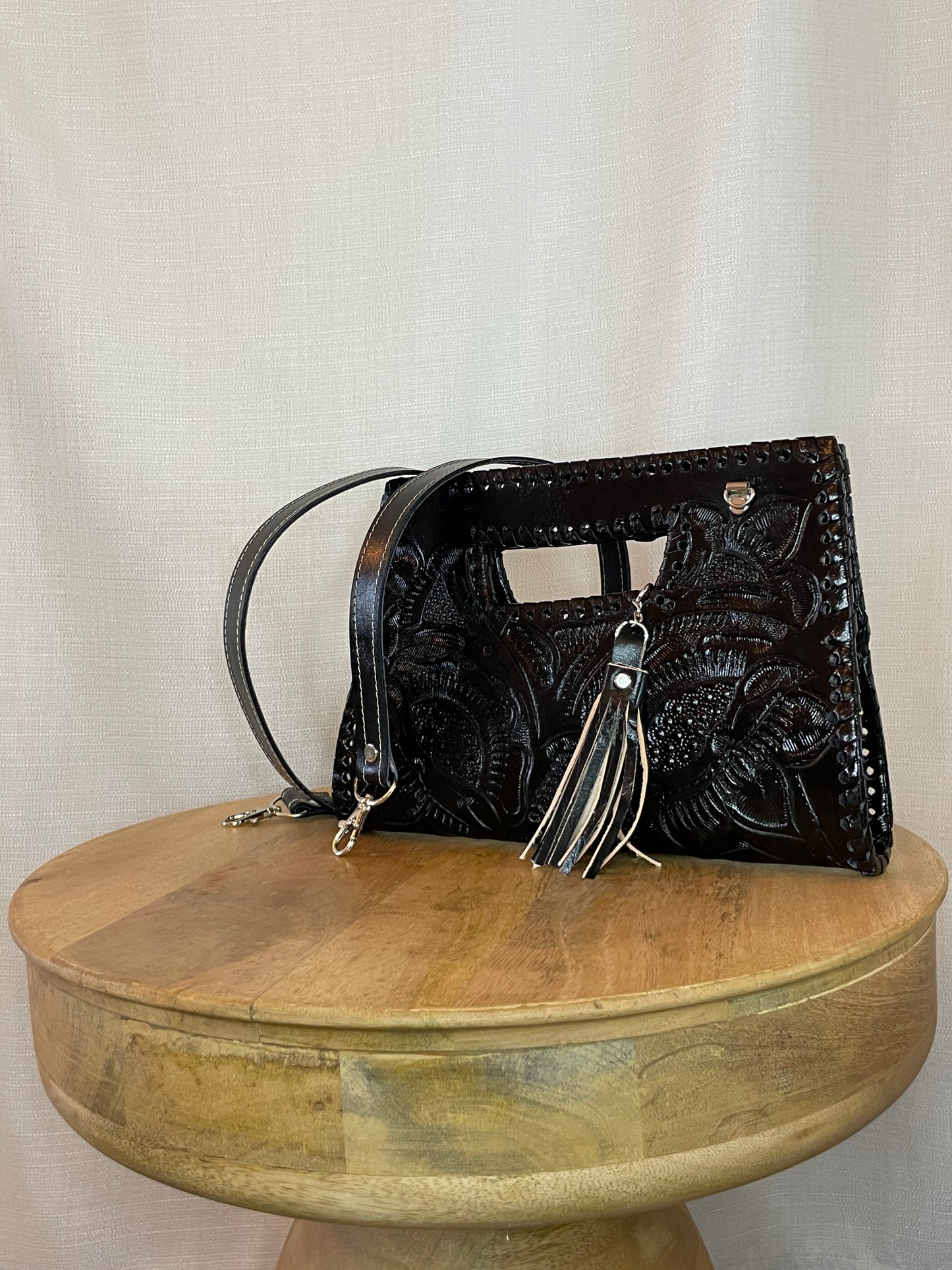 Mila Leather Clutch