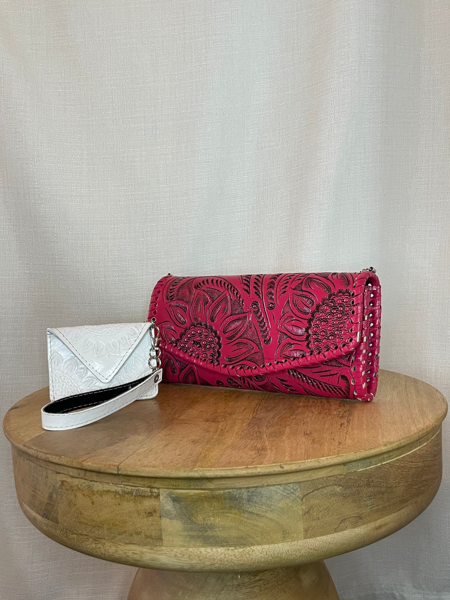 Yuku Leather Clutch
