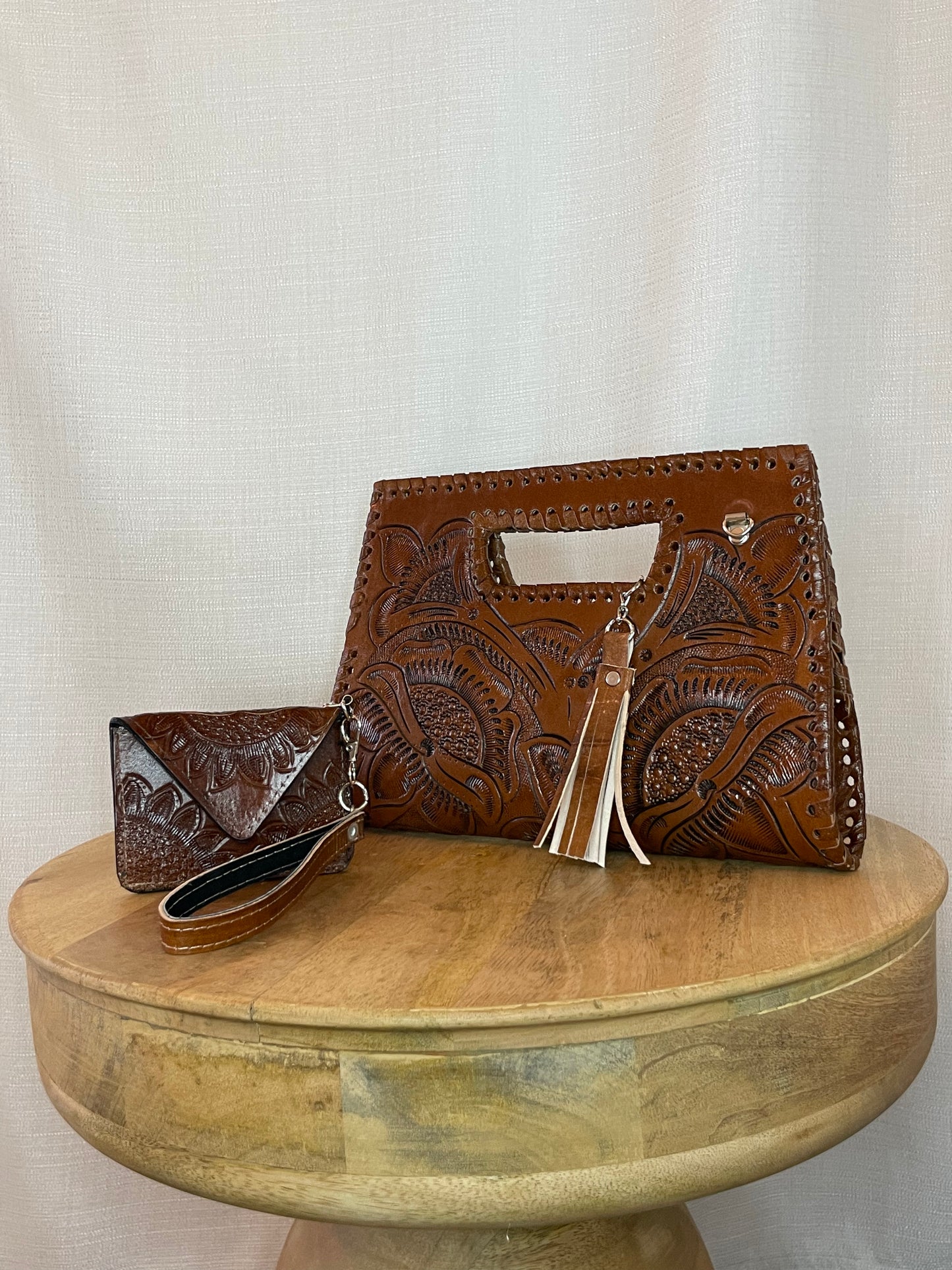 Mila Leather Clutch