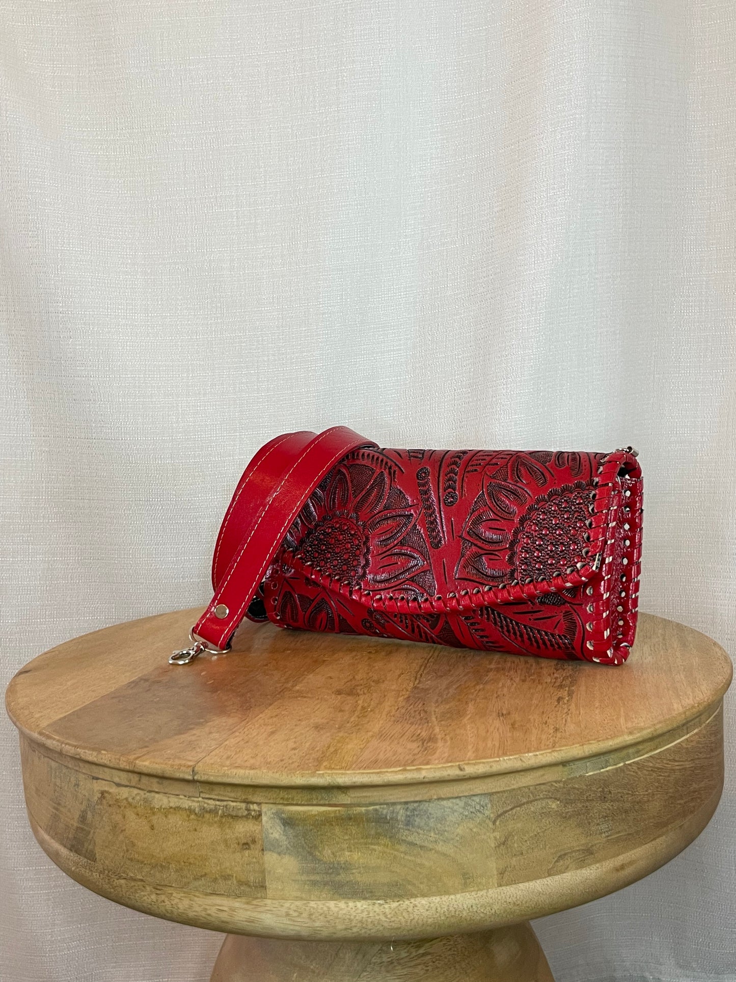 Yuku Leather Clutch
