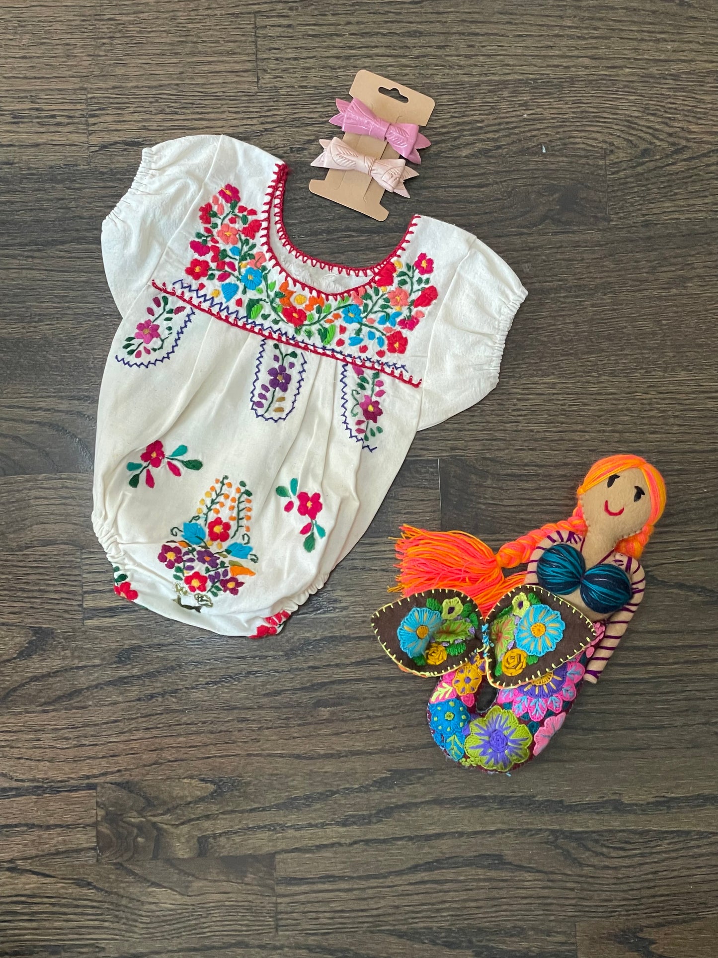Alitzel Embroidered Baby Rompers