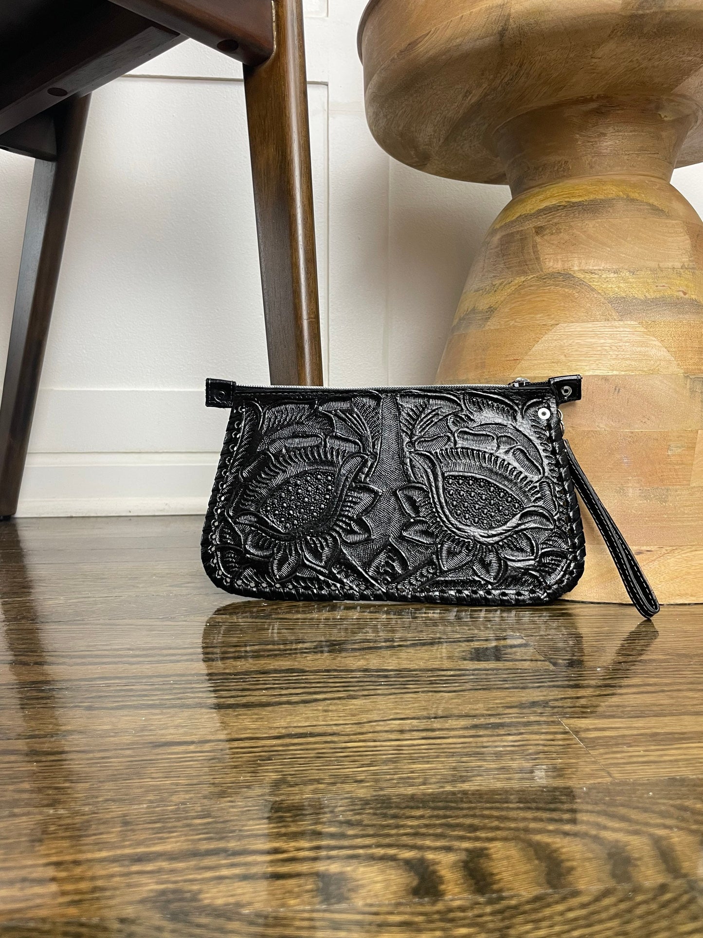 Meztli Leather Clutch