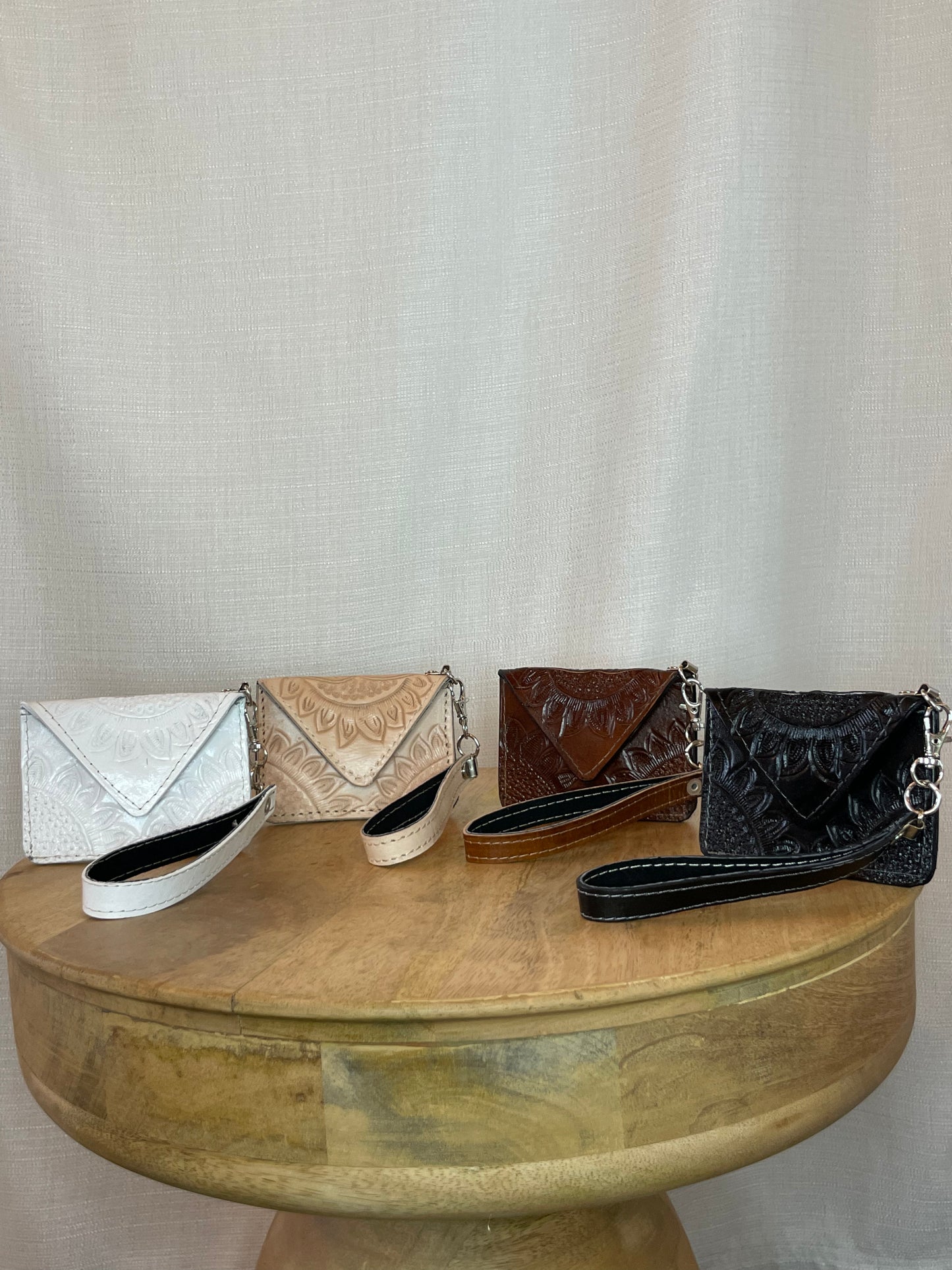 Yuku Leather Card Wristlets