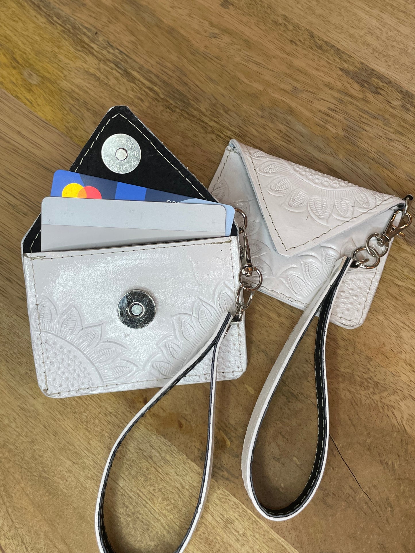 Yuku Leather Card Wristlets